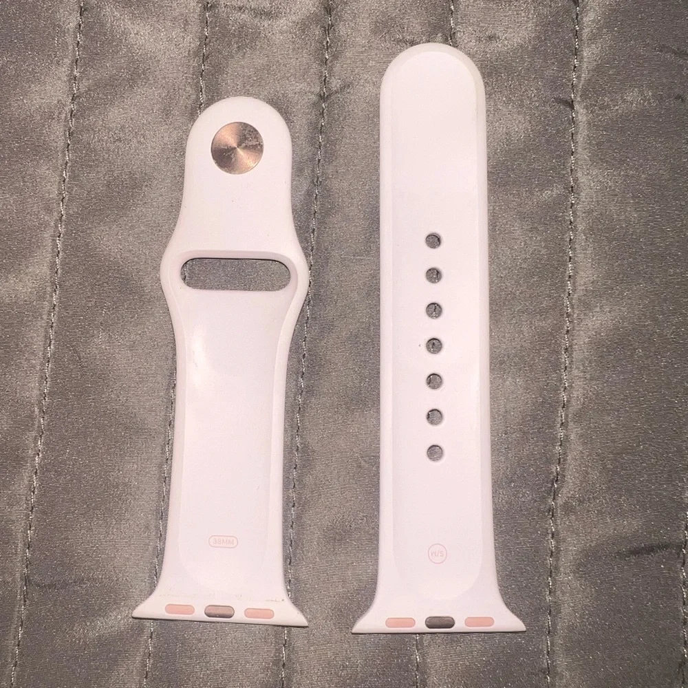 Pink Silicone Smartwatch Band